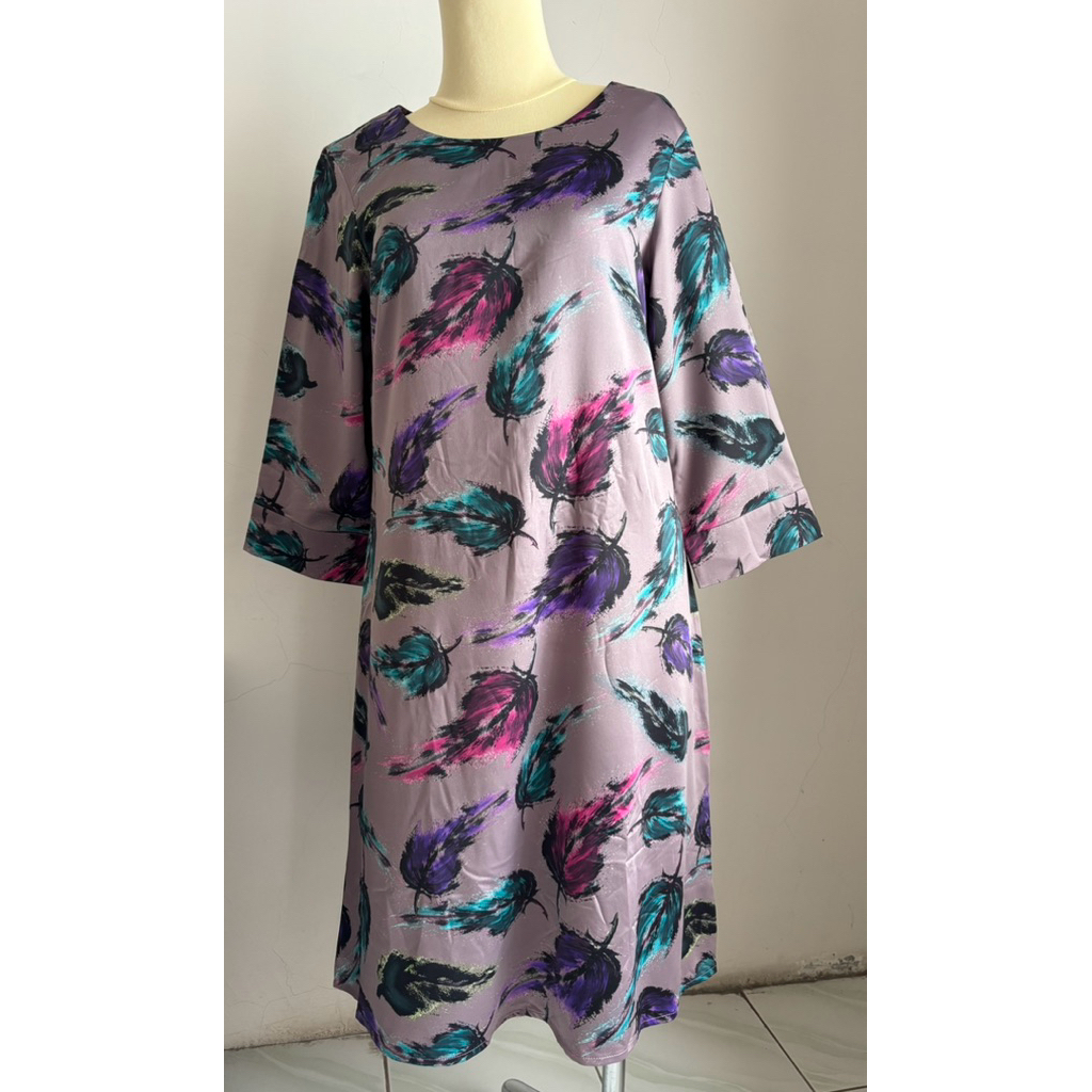 Baju terusan ungu PS