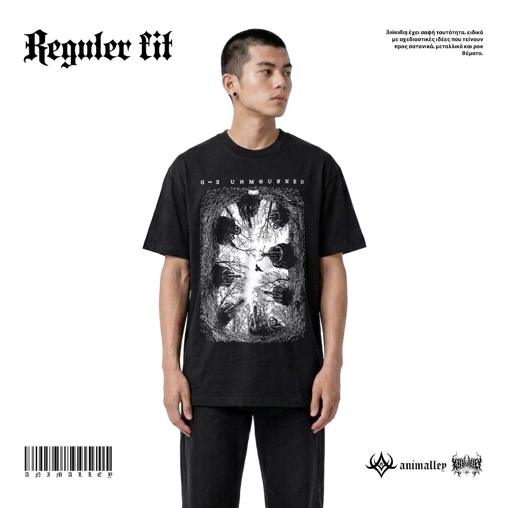 Animalley - Forgotten | Kaos Skena Metal Punk Lengan Pendek
