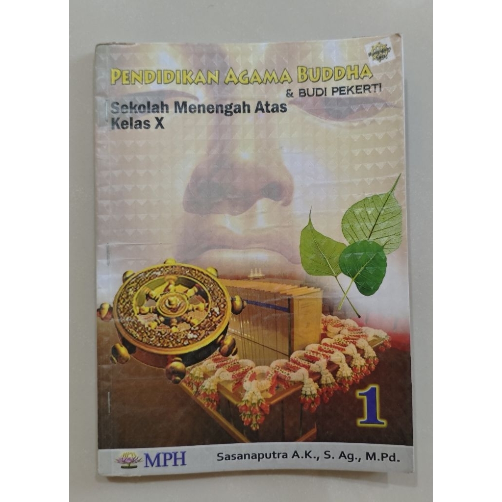 Buku agama buddha SMA1 original bekas