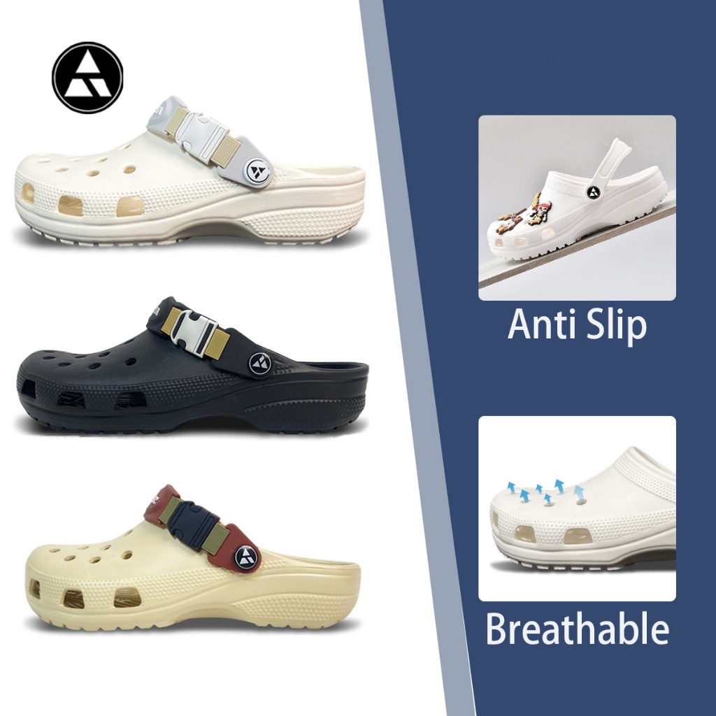 DertA' Sandal Wanita Breathable Waterproof Sepatu Anti Slip Couple Untuk Pantai & Outdoor Size 36-45