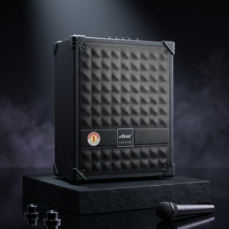 [NANO] Speaker Trolley QQ-04 RMS 200 Watt 8inch (FREE 2 MIC WIRELESS)