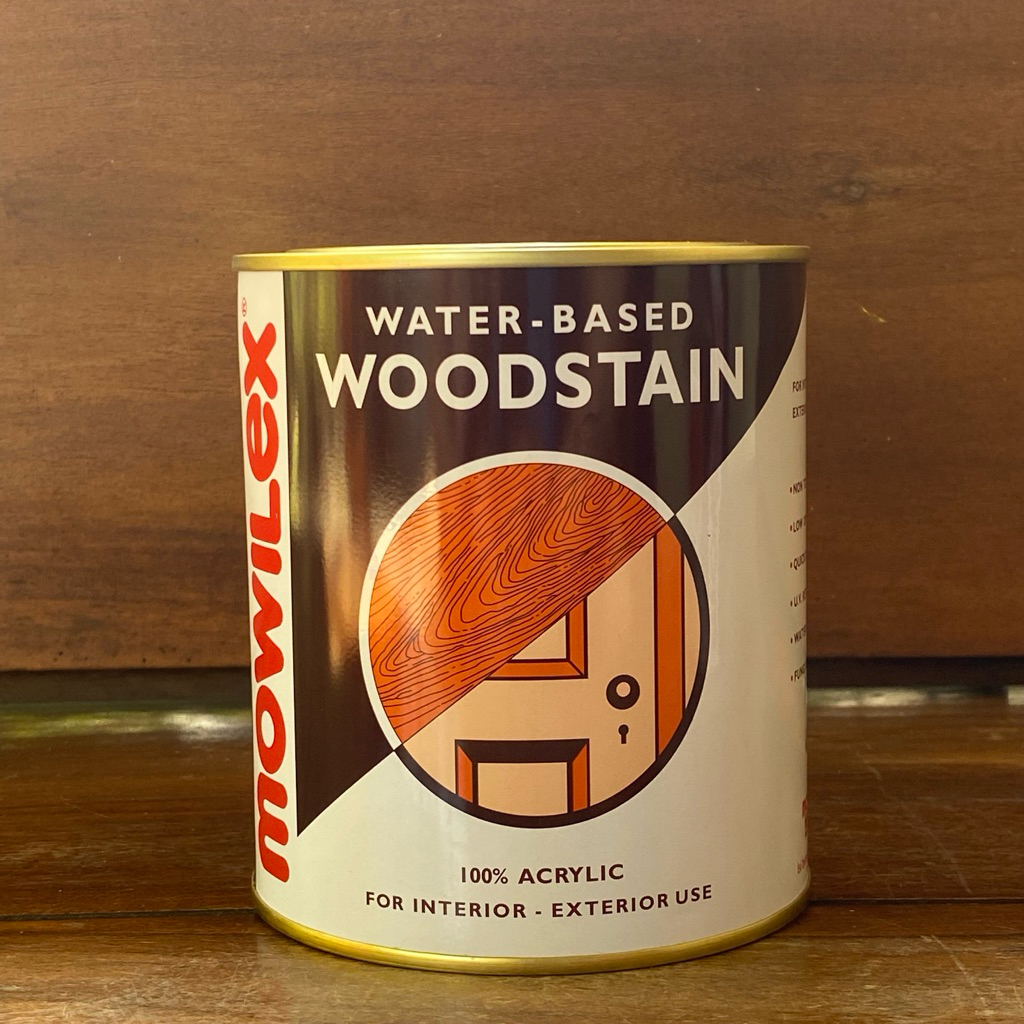 MOWILEX Woodstain warna MAHOGANY (WS-500) Politur Vernis Kayu cat kayu 1 Liter