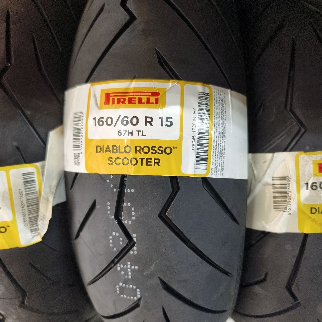 Pirelli Diablo Rosso Scooter Radial 160/60.15. Ban belakang Tmax
