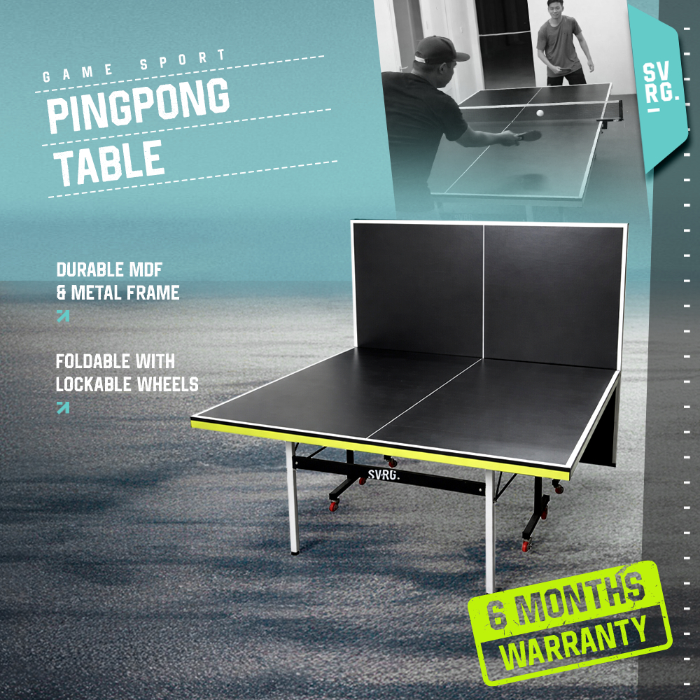 SVRG Meja Pingpong Tenis Meja - Table Tennis Lipat Premium Original