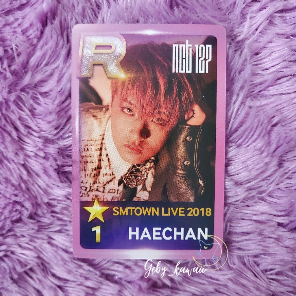 WTS RCARD R CARD SMTOWN LIVE 2018 HAECHAN NCT 127 DREAM OFFICIAL