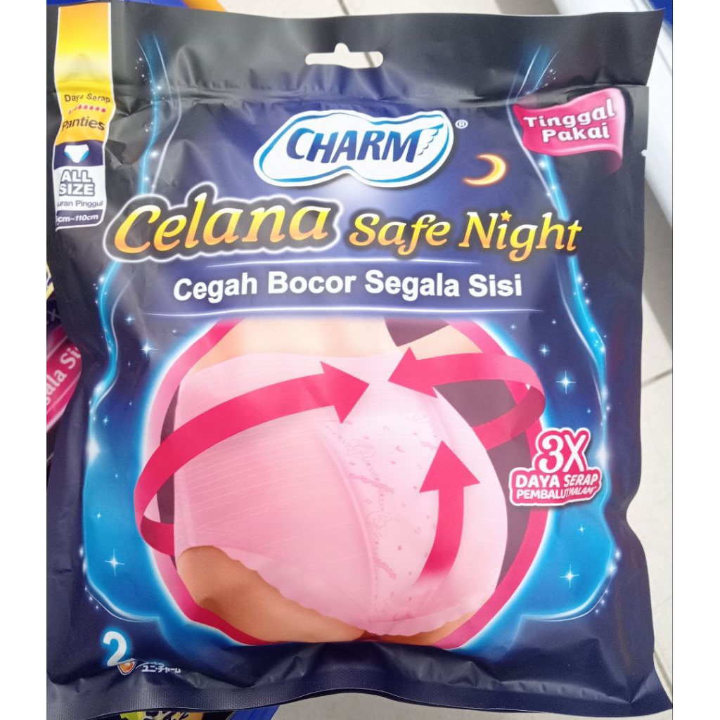 Charm Celana Safe Night All Size Isi 2