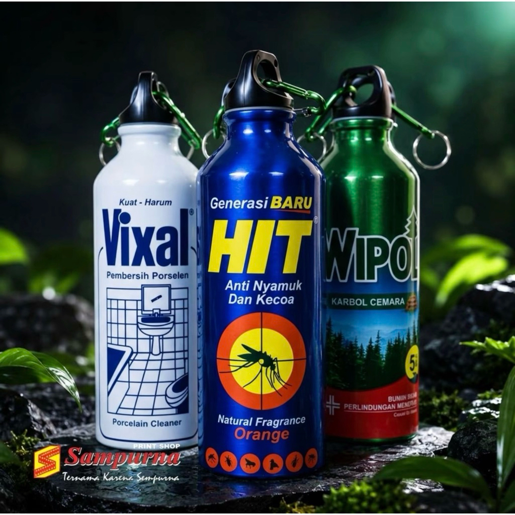 BOTOL MINUMAN TUMBLER | BOTOL TUMBLER CUSTOM | BOTOL BAYGON | BOTOL | TERMOS OBAT NYAMUK | TUMBLER O
