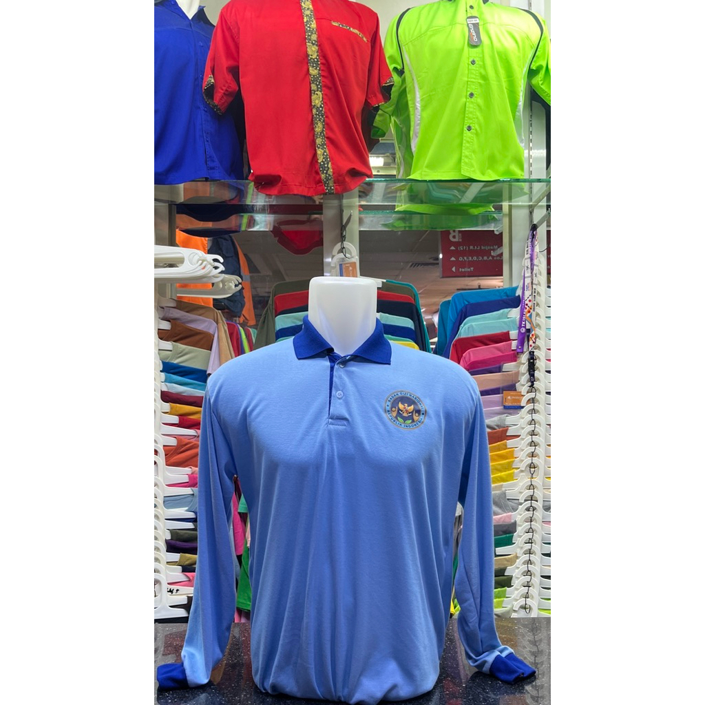 BAJU KAOS SPPG LENGAN PANJANG BERKERAH-KAOS RELAWAN MBG