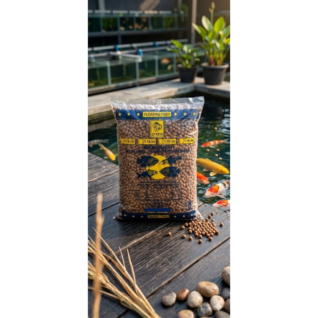 Voer / Pelet Pakan Ikan T78 1A , T78 2A , T783A , T78 4A