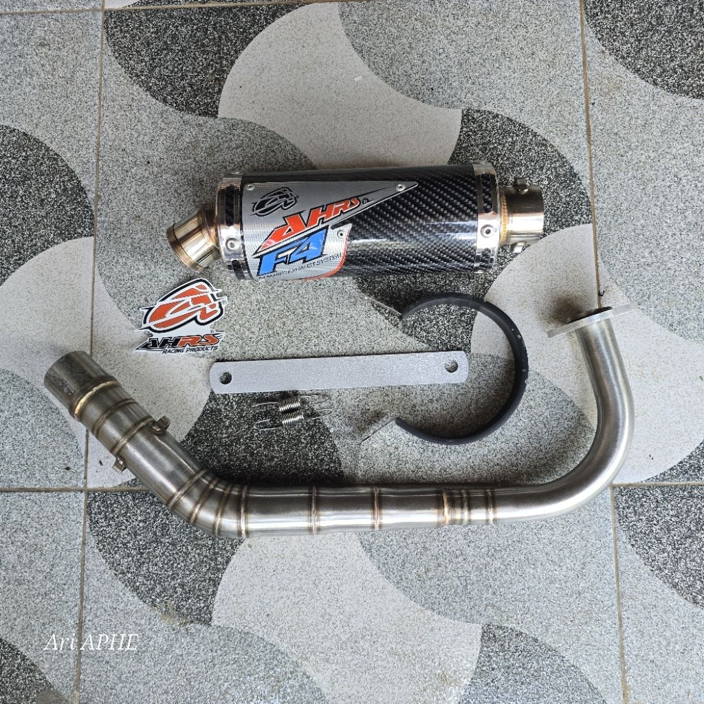 Promo knalpot AHRS TGA Carbon original honda BEAT FI KARBU / BEAT STREET / SCOOPY FI KARBU