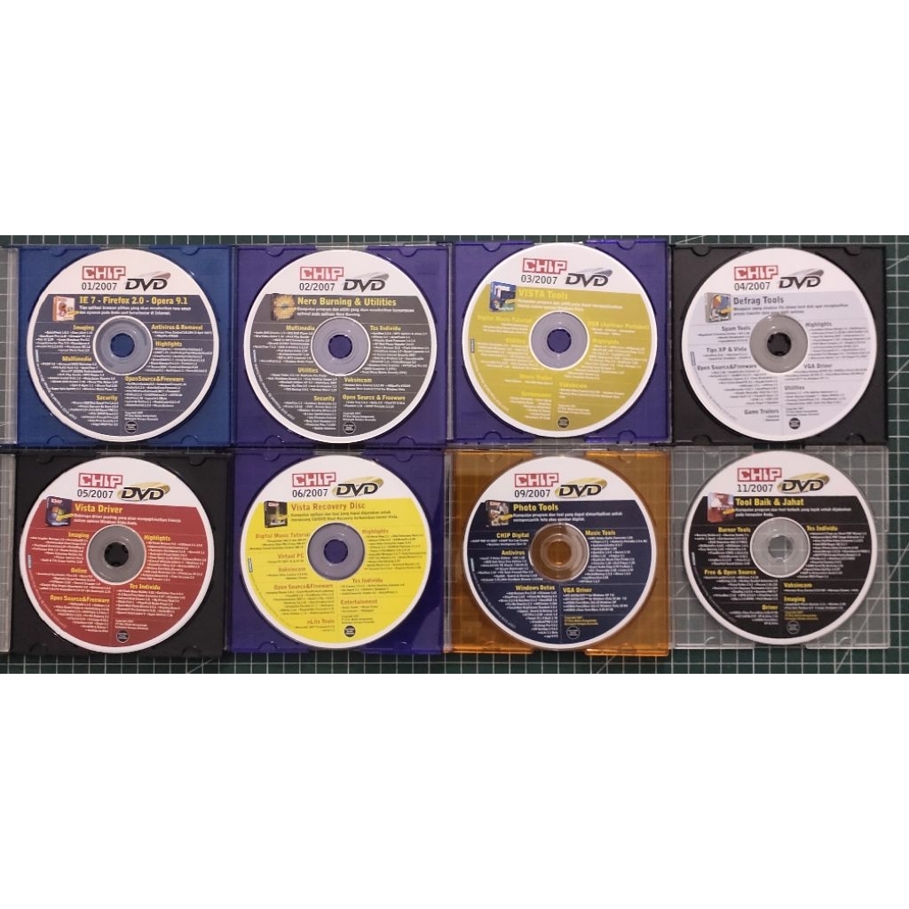 Bundle DVD Majalah CHIP Tahun 2007