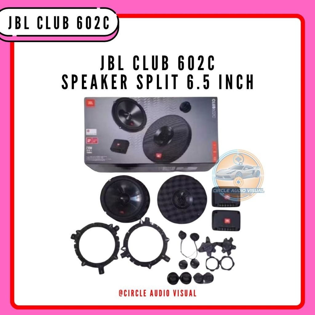 SPEAKER SPLIT 2 WAY JBL CLUB 6,5 INCH SPEAKER SPLIT PINTU MOBIL