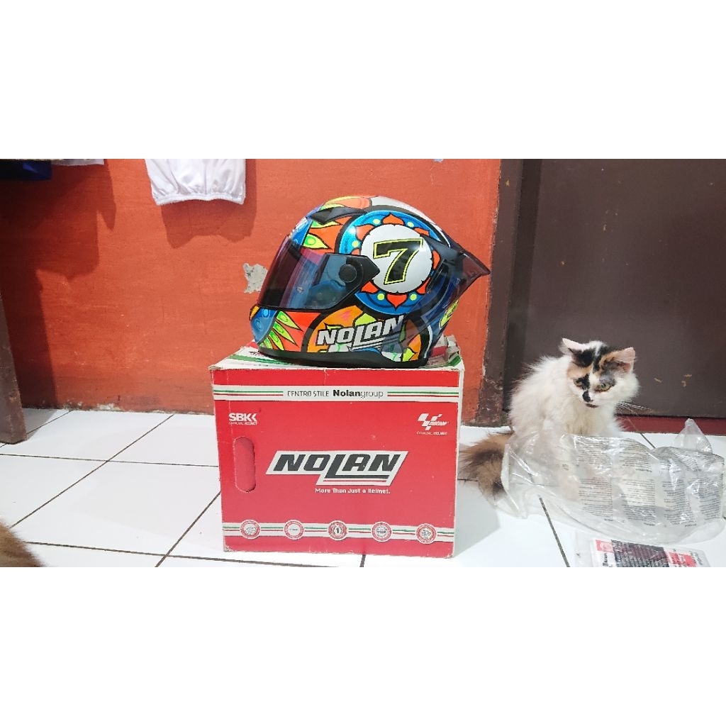 Helm nolan n 605 second chaz davies size M #helmfullface #helmnolan #original #nolan #sunmori