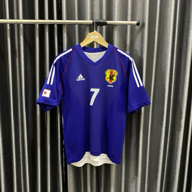 JERSEY ORIGNAL JAPAN HOME WORLD CUP 2002 NAKATA 7 - JERSEY SEPAKBOLA JEPANG 2002 NAKATA 7
