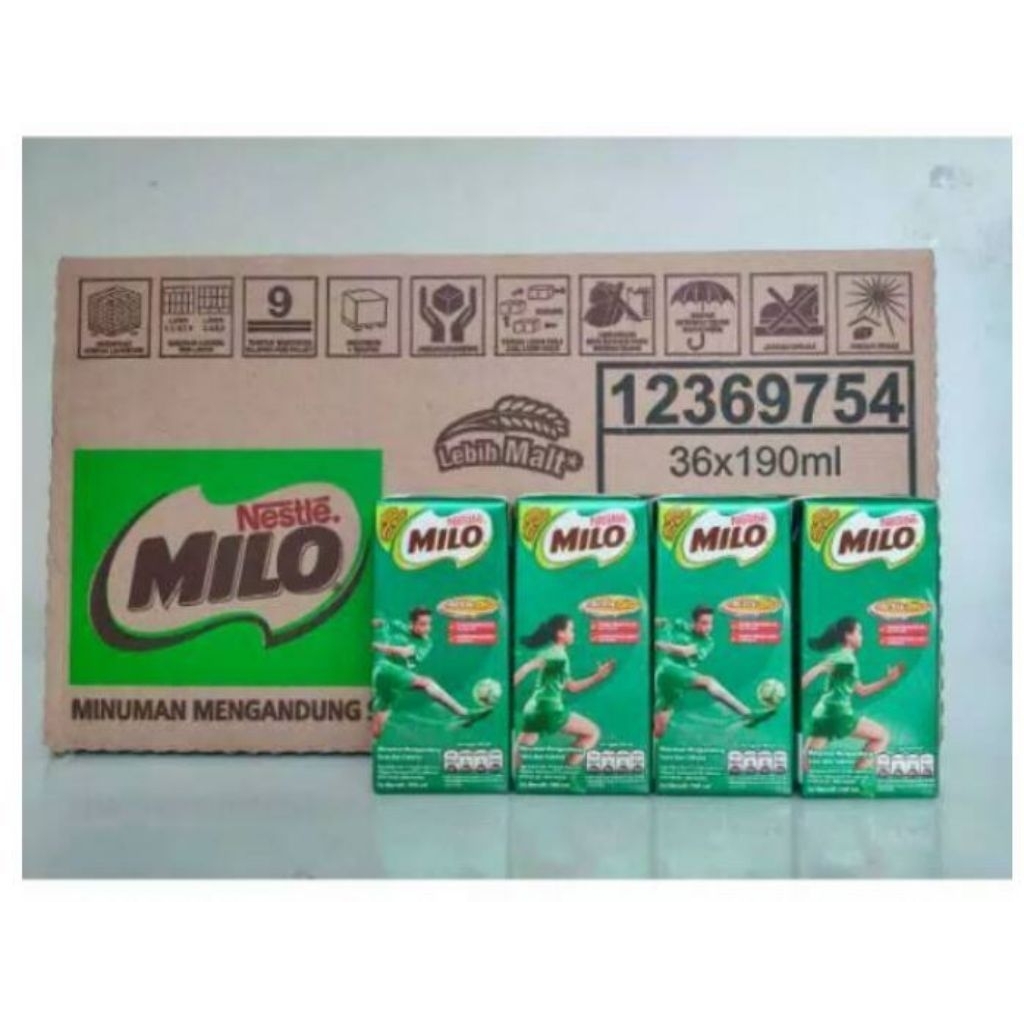 Minuman Coklat Susu Milo 180 ml - 1 dus