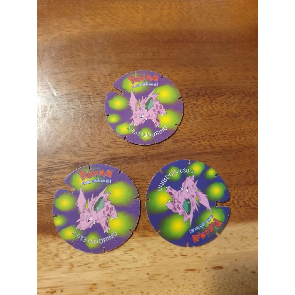 Tazos Spin Pokemon Nidorino