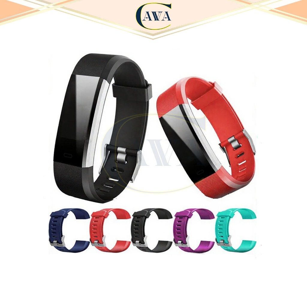 Cavva Tali Jam Berlubang Strap Smartwatch 115 Plus / ID115 / Vyatta Fitme Lite / B11 Smartband