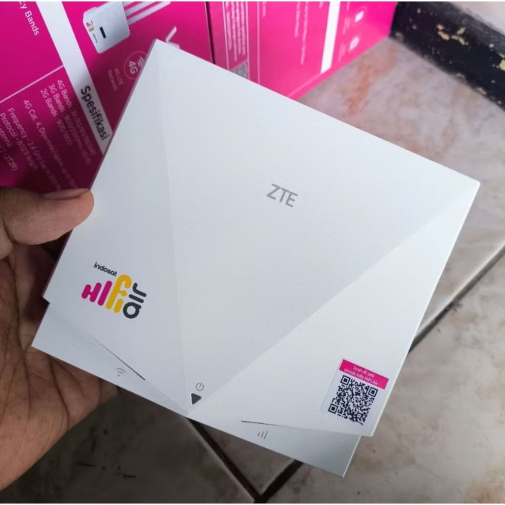 (ZTE K12 BNOB) Unit open box aja, modem/router 4G LTE, Wifi 6