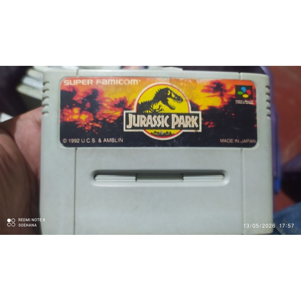 kaset snes Jurassic Park