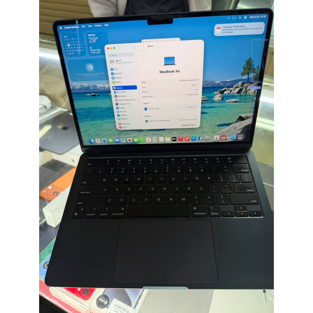 Macbook Air M2 13" 8/512GB second ex inter