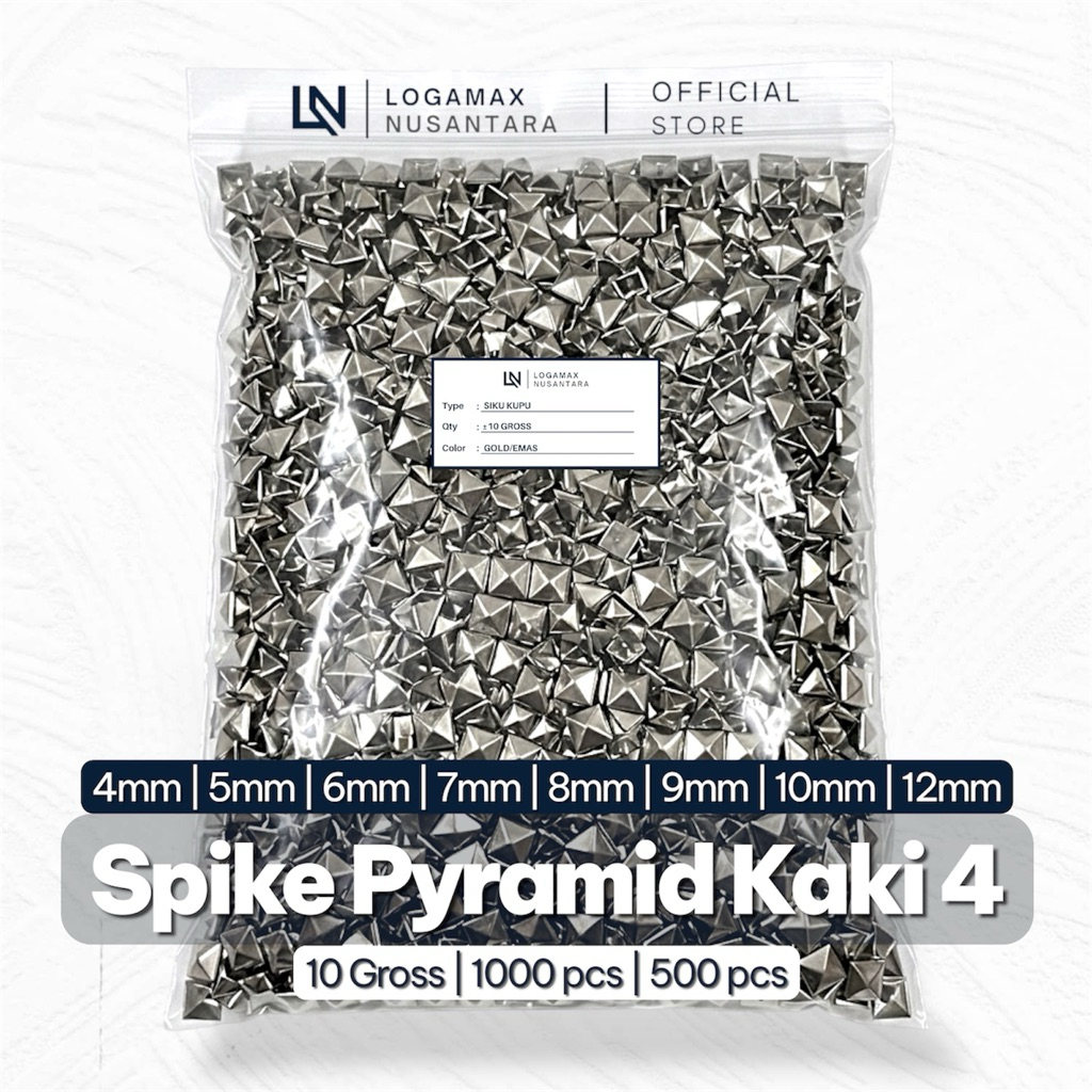 (±5.000 PCS) SPIKE PYRAMID KAKI 4 / SPIKE PYRAMID PUNK/ SPIKE PYRAMID SABUK / SPIKE PYRAMID JAKET / 