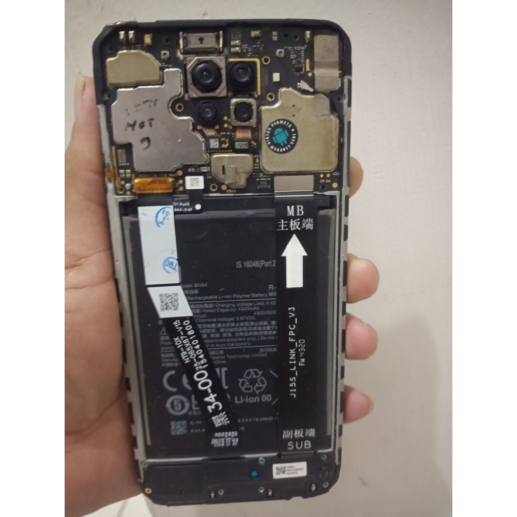 redmi note 9 matot