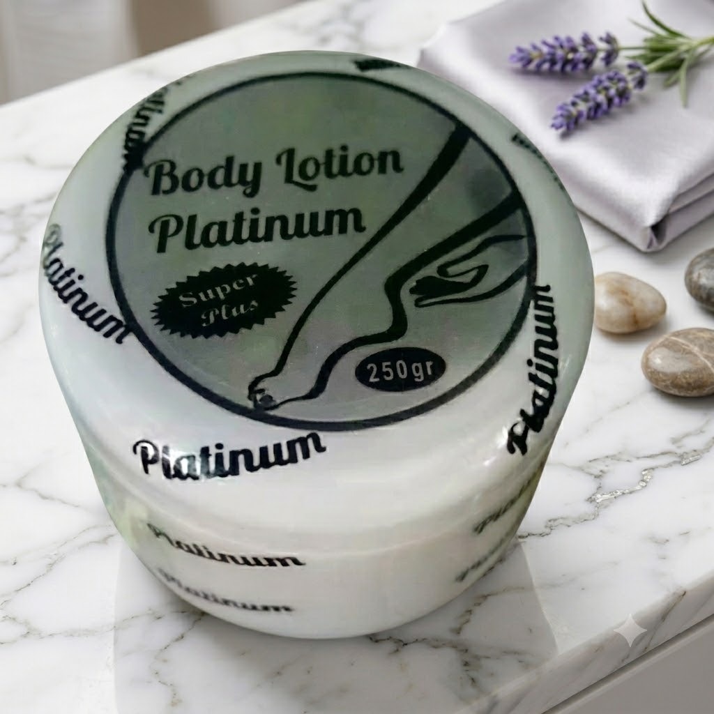 HB PLATINUM SUPER PLUS 250gr / BODY LOTION PLATINUM SUPER PLUS LOTION PEMUTIH BADAN ORIGINAL