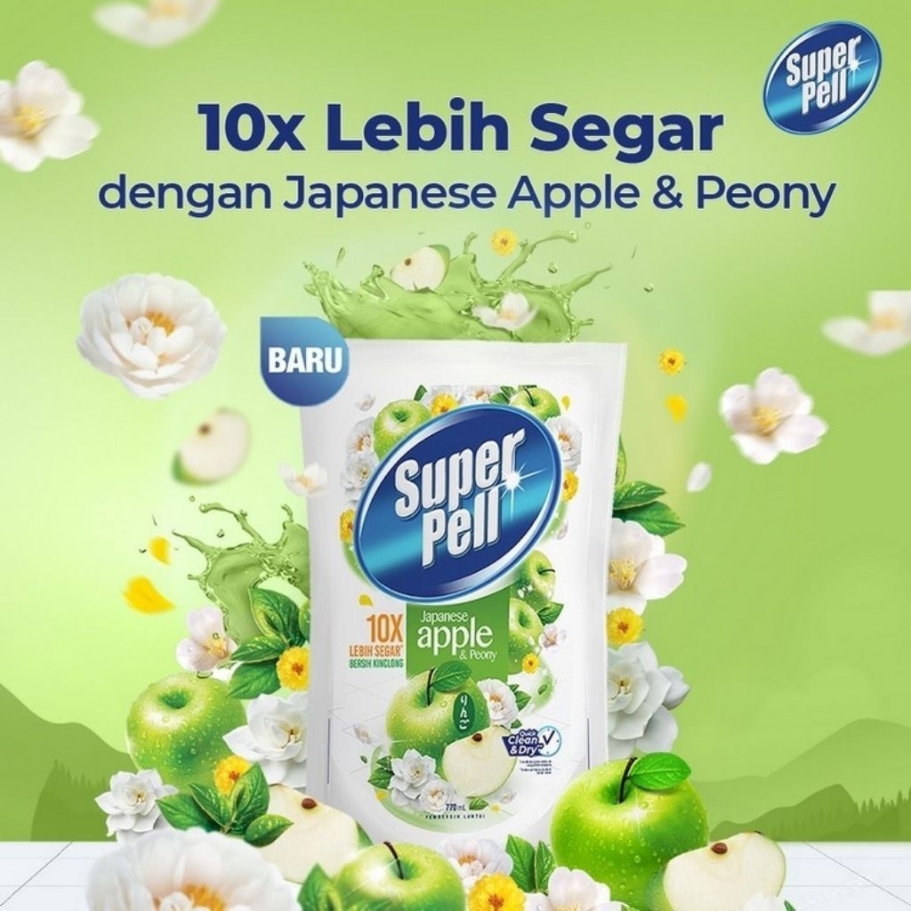 Superpell apel 760 ml super pell apel super pell strawberry