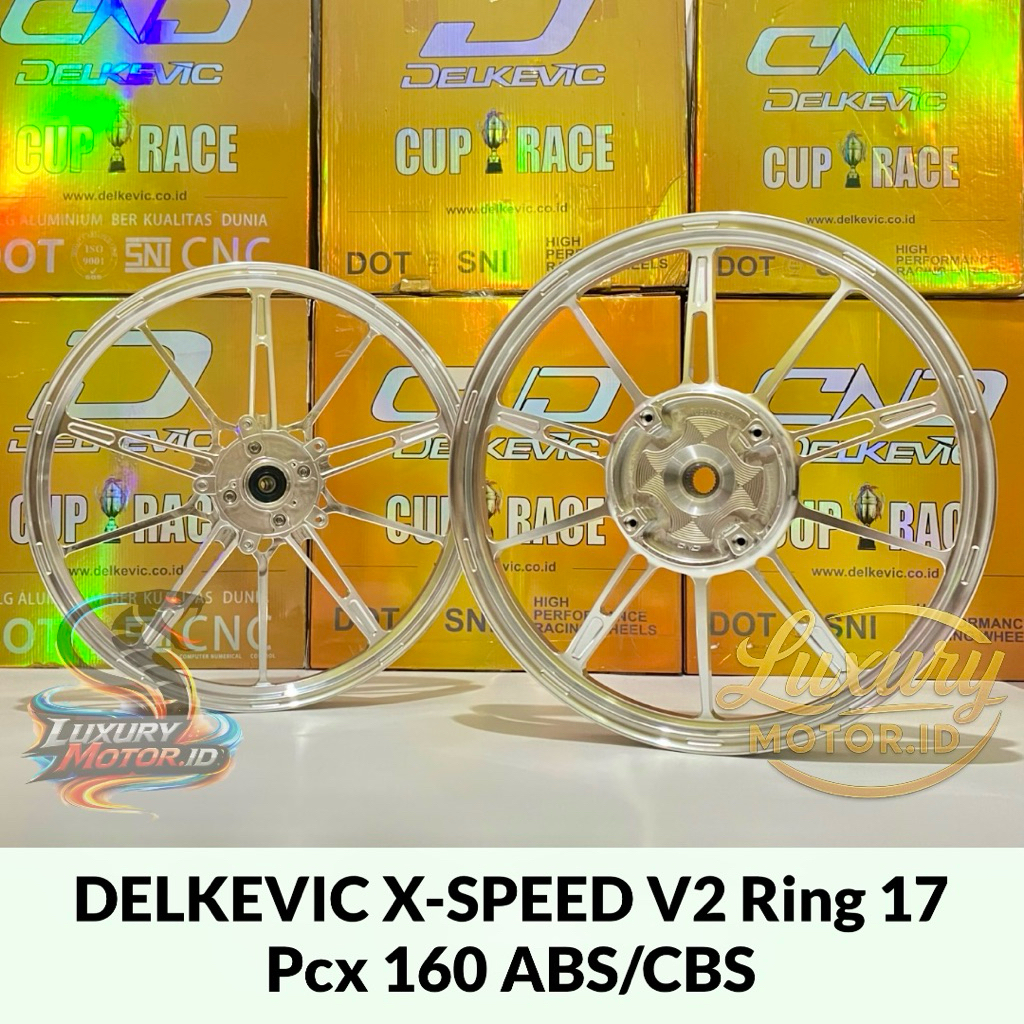 Velg DELKEVIC X-SPEED V2 Ring 17 pcx 160 abs cbs pnp uk 140/160  x speed pcx 160 abs cbs pnp pcx rin
