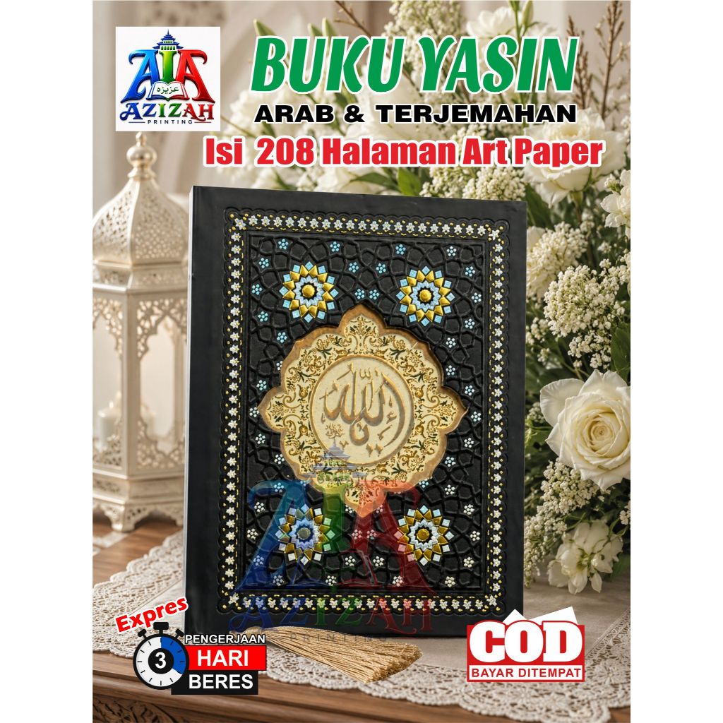 Yasin & Tahlil Hardcover Mozaik 208 Halaman Art Paper Bahan Glosy