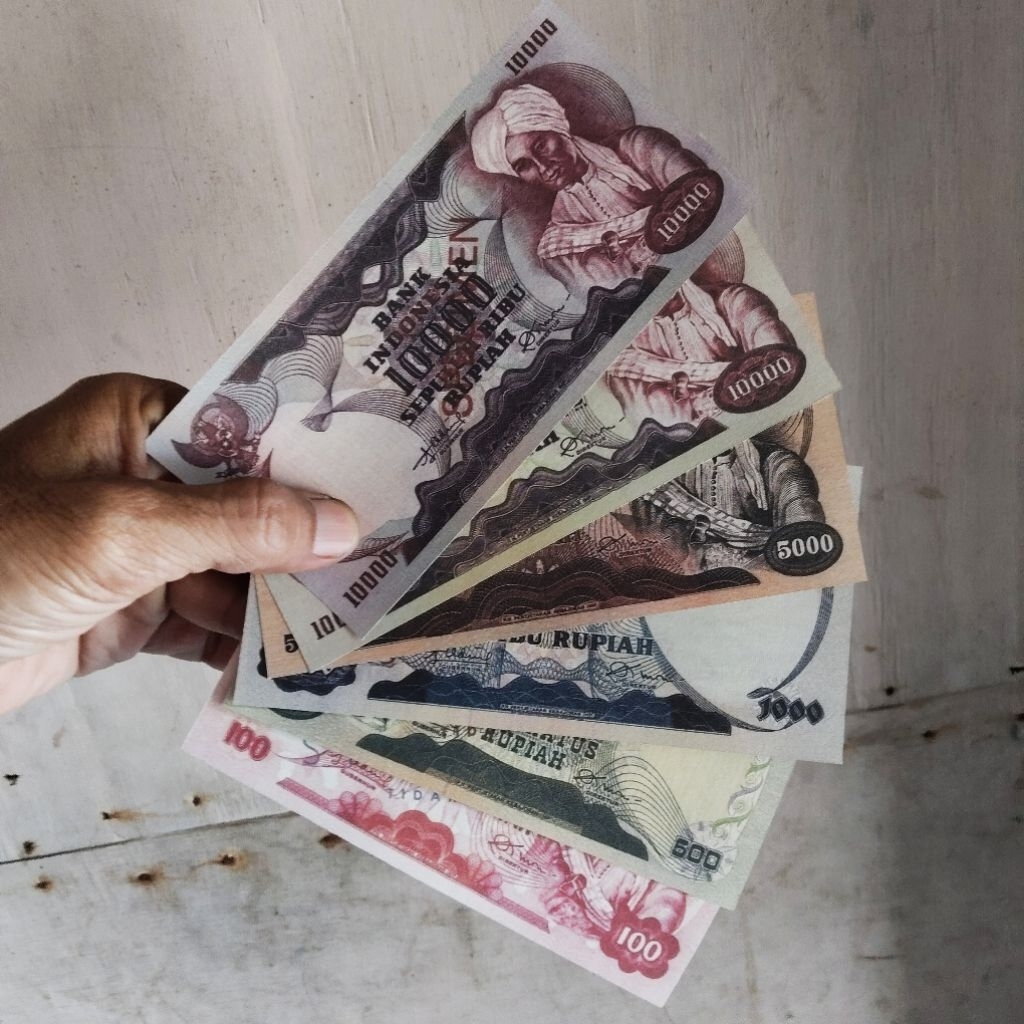 Paket set lengkap uang repro seri diponegoro tahun 1971