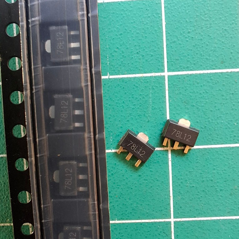 Original IC Chip Regulator  78L12 7812 SMD BCM ECU Modul Otomotif  Original IC 78L12