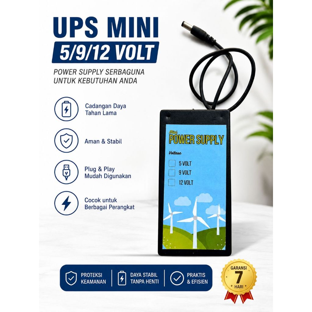 UPS HTB / UPS CCTV / UPS WIFI 5 volt