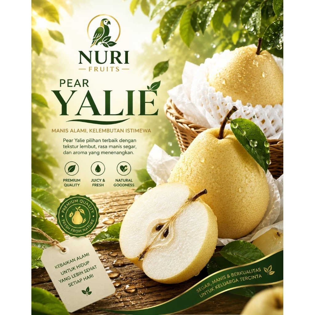 buah pear yalie|buah segar bandung|nuri fruits|buah pear|buah segar|buah bandung|pear