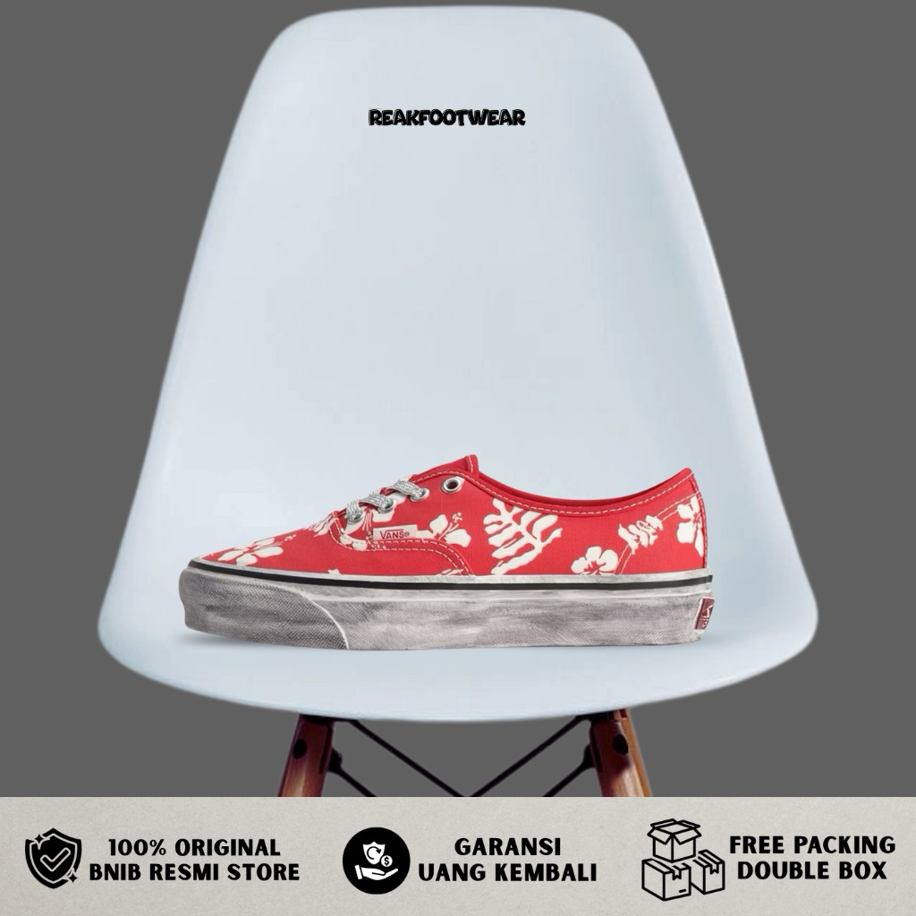 Vans Authentic 44 LX Archive Aloha Red White 100% Authentic
