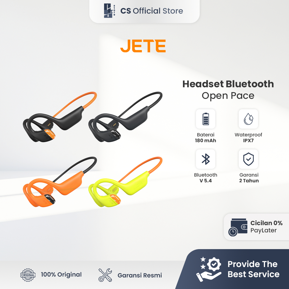 Headset Sport JETE Open Pace Headset Running - Garansi 2 Tahun