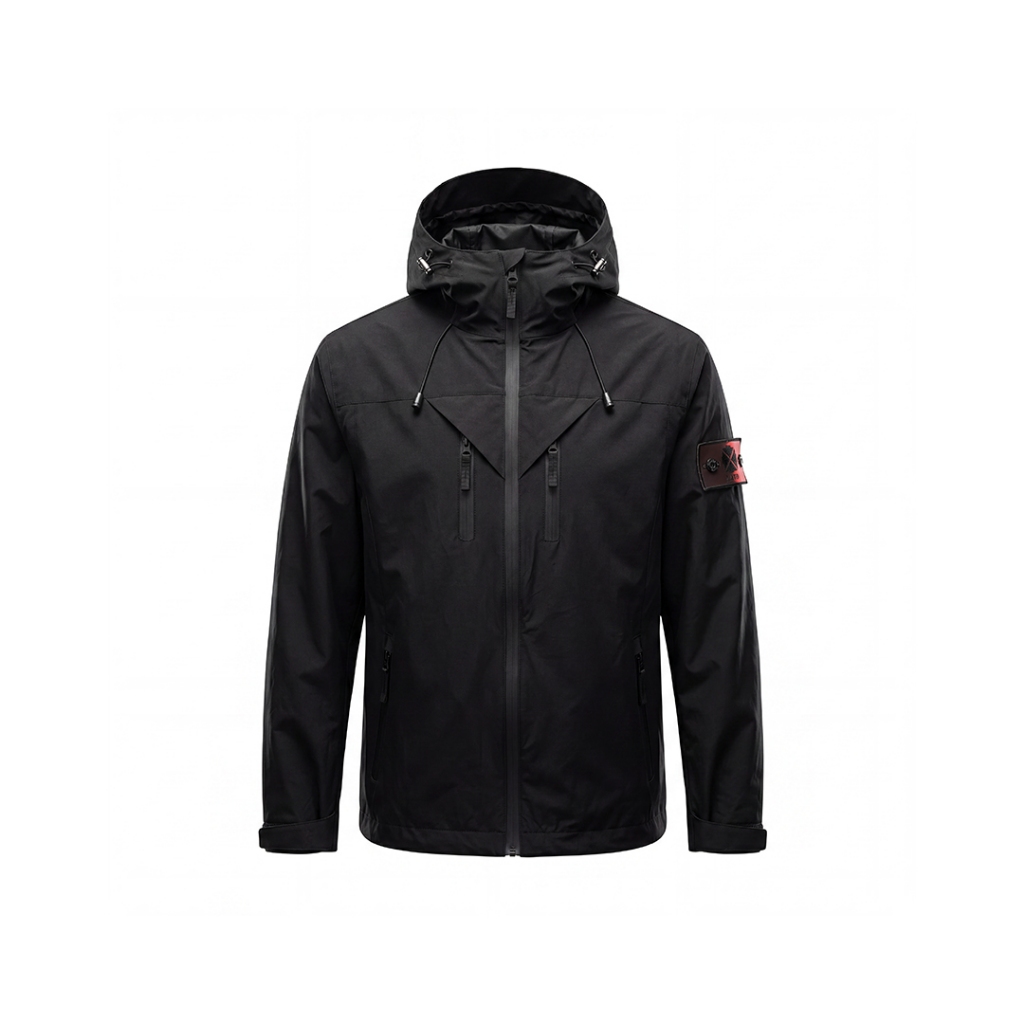 X - LAND Jacket Gropcore Taslan Waterproff - Thalartcos Black Doff