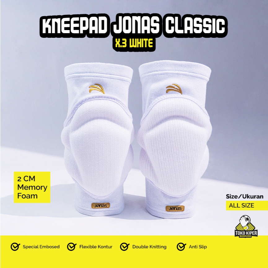 Kneepad Jonas Elite X3 PUTIH