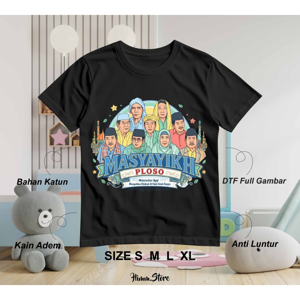 EXCLUSIVE Kaos Anak MASYAYIKH PLOSO KEDIRI Limited Edition Stok Terbatas