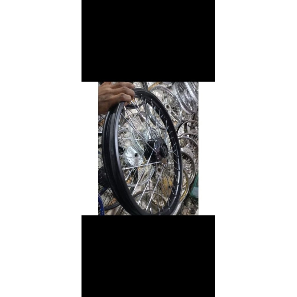 velg/pelek racing 1set depan belakang motor Jupiter z Burhan/Jupiter Z1 ORI copotan siap pakai.