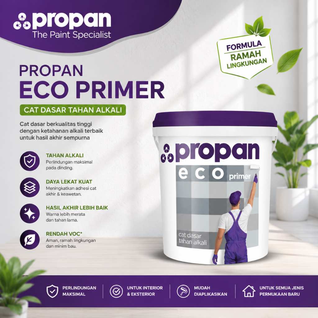 Cat Dasar Tembok Propan Eco Emulsion EAR-4001 Anti Alkali