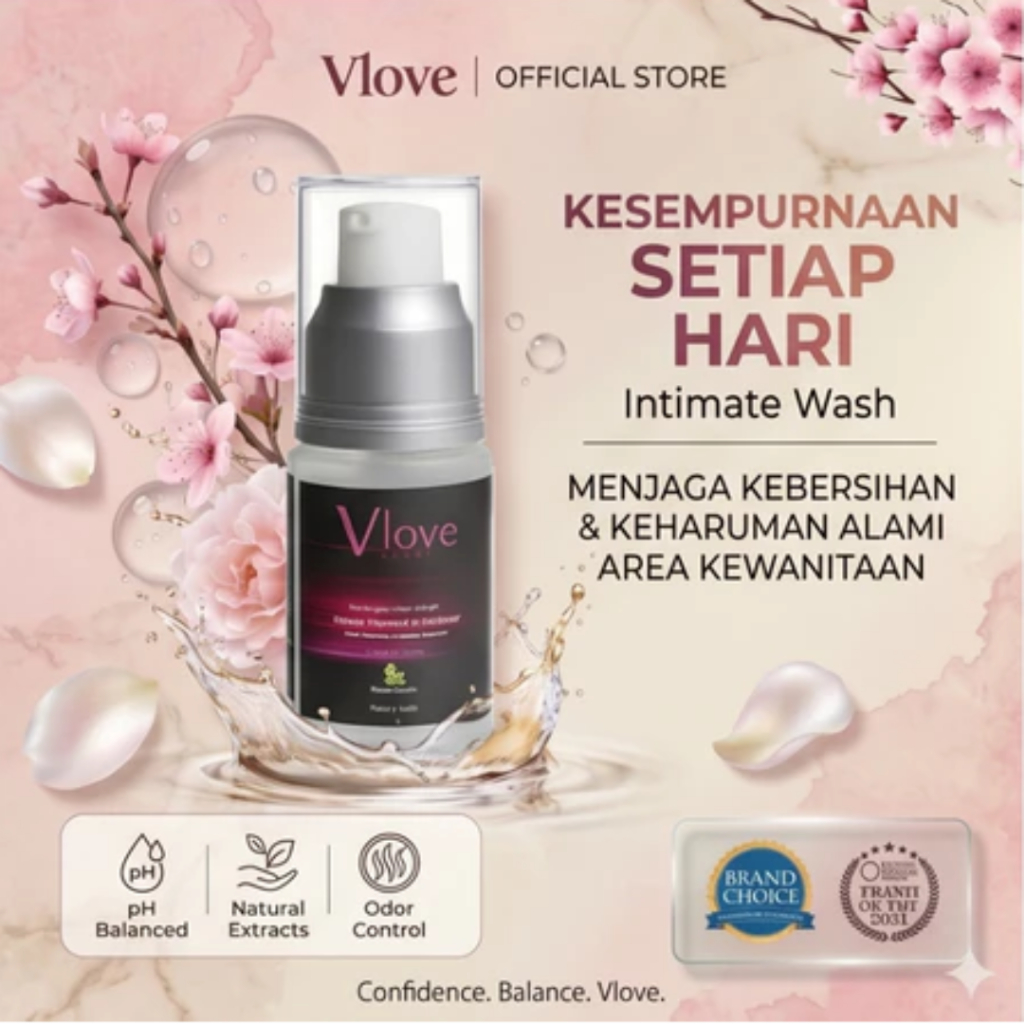 Vlove Gel Pelumas Intim Wanita 15ml Lembut dan Aman