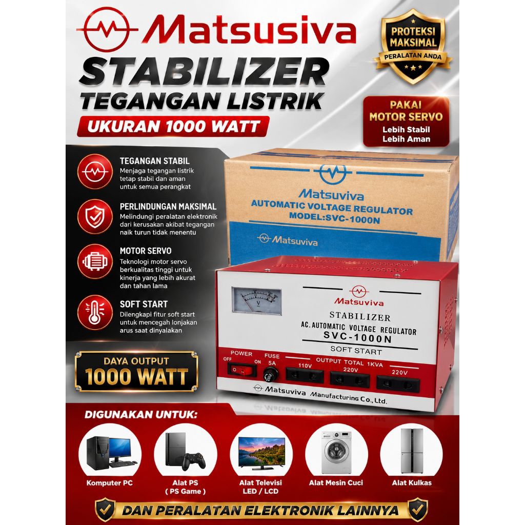 stavolt Matsusiva 1000 watt