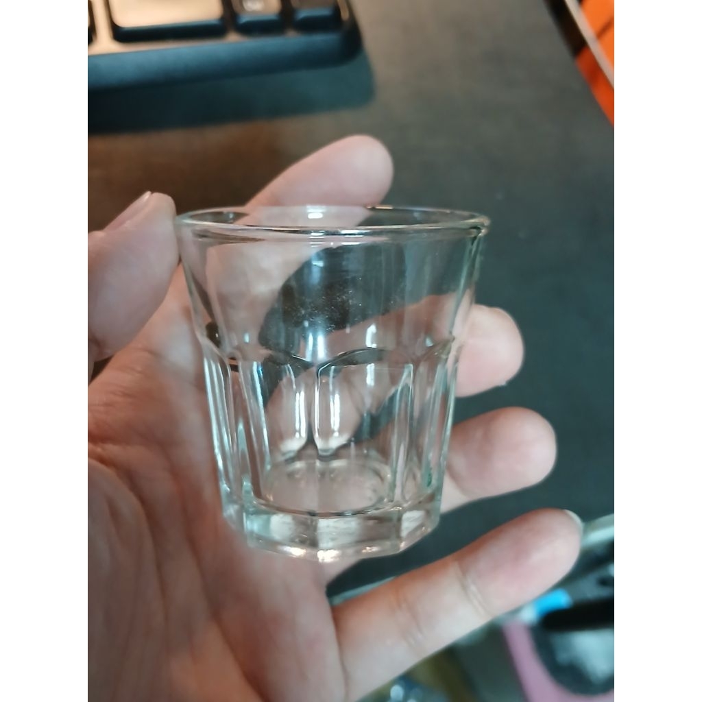 Gelas kaca kecil 50ml snap glass sloki glass gelas loki 1pc