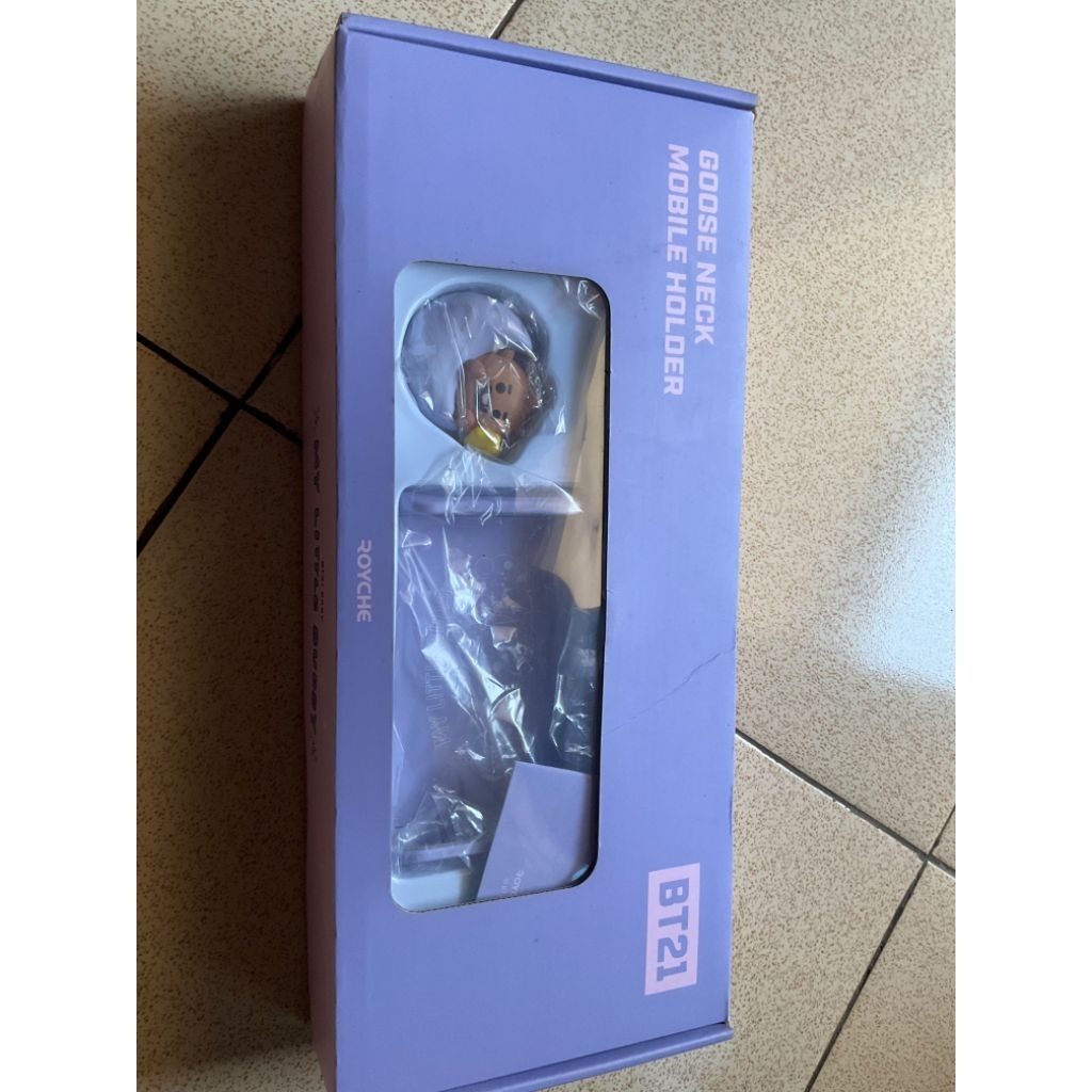 READY GOOSE NECK MOBILE HOLDER SHOOKY & HADBAND SHOOKY OFFICIAL BT21