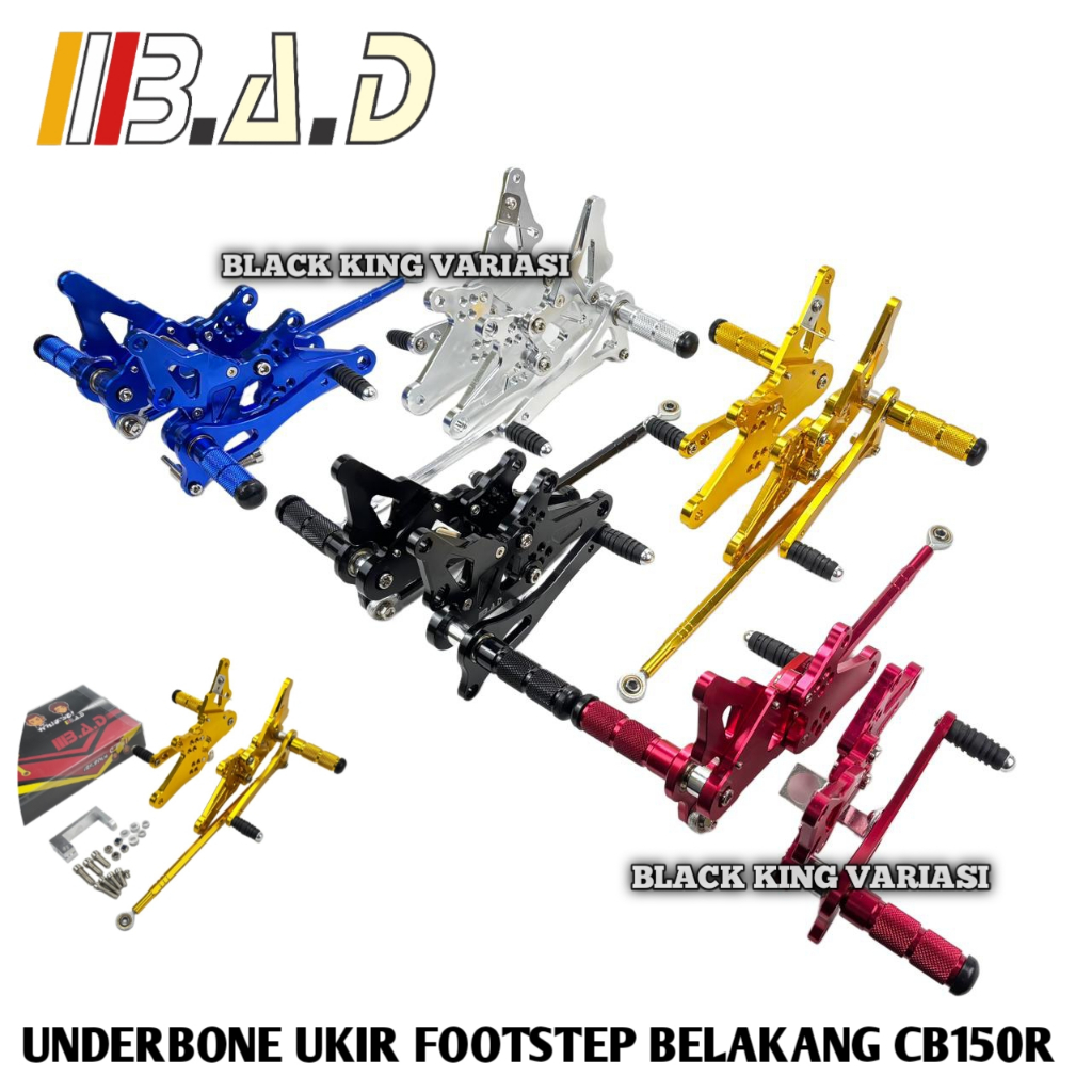Footstep Underbone CB150 CB150R Full CNC Underbone Step CBR150 Underbone Footstep Congkel CBR150 CB1