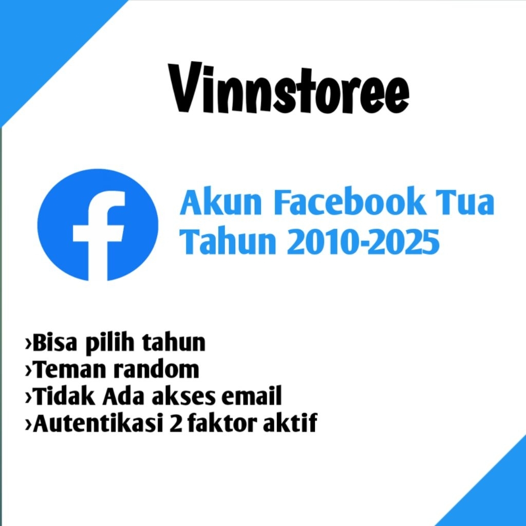 Akun Facebook Tua Lawas OLD tahun 2010-2025