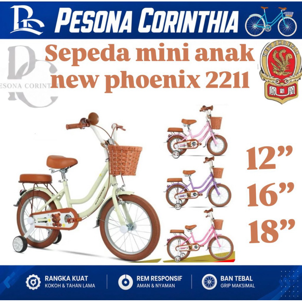 Sepeda Mini CTB 12” 2211 NEW PHOENIX