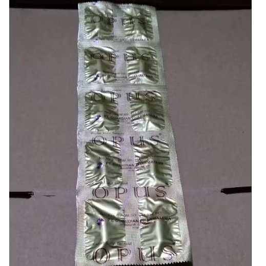 suplemen kesehatan OPUS strip 10 kaplet