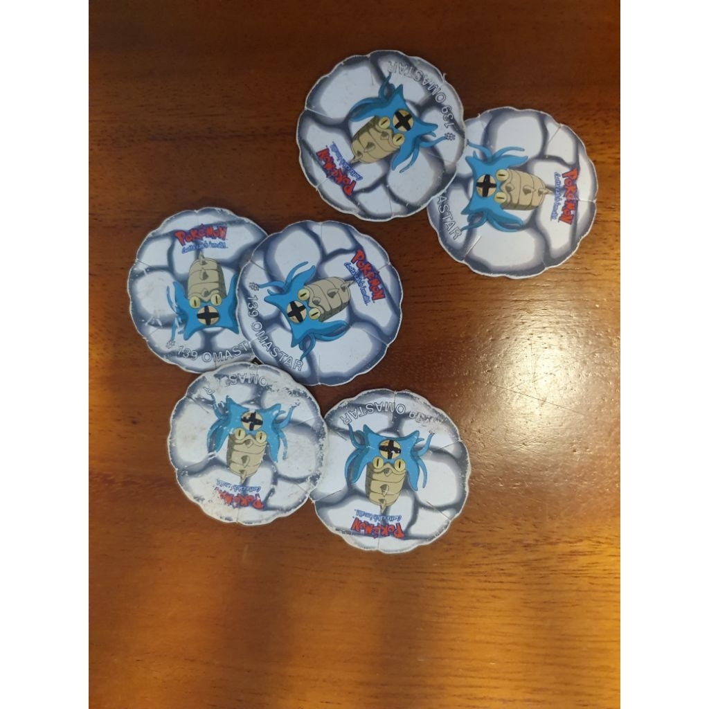 Tazos Smash Pokemon Omastar